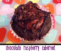 Karma Cream Chocolate Raspberry Cabernet Cupcake