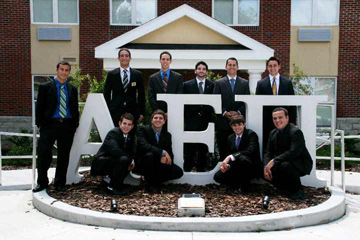AEPi Fraternity Brothers