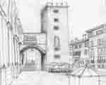 Sketch 2 of my favorite piazza in Vicenza