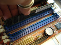 Installing the RAM
