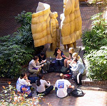 Group meeting of students