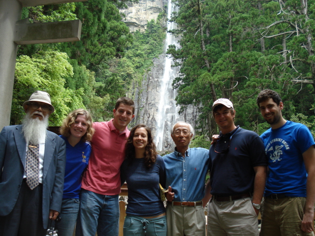 Mr. Hammamoto with some of the Lombardi Scholars