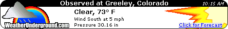 Click for Greeley, Colorado Forecast