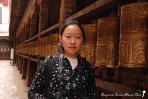 Xiaoyu Xu, one author of the book EXPLORE TIBET