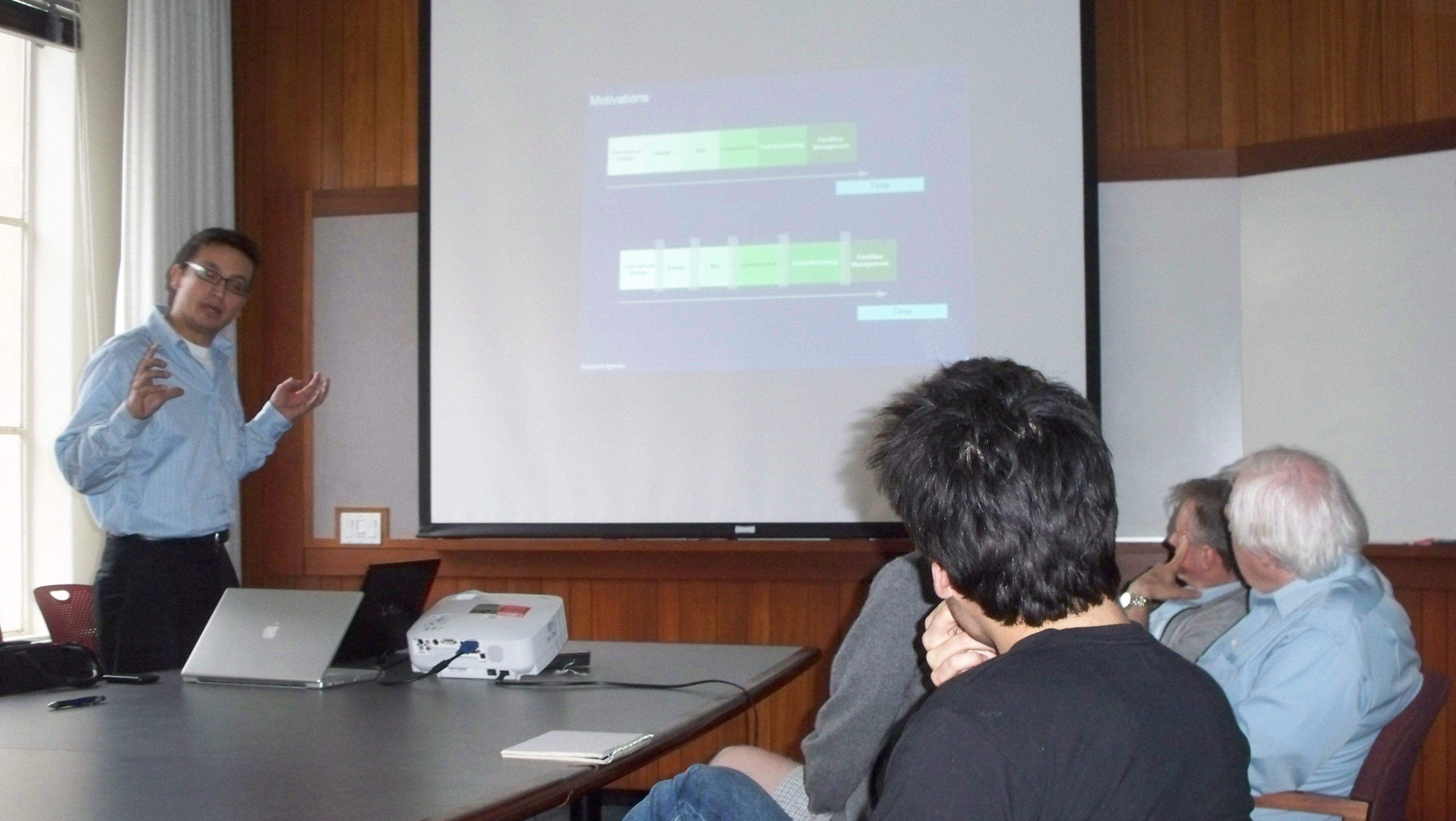 Dr.Mutis presenting at MIT, Boston