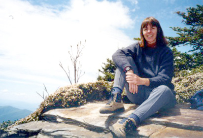 Julie Dodd atop Mt. Le Conte