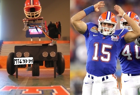 Inspiration (Tim TeBOT side by side Tim Tebow)