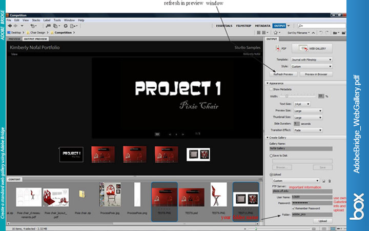 Adobe Bridge Tutorial - Creating Web Gallery