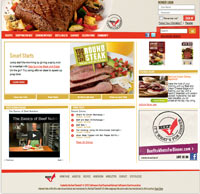a screenshot of www.beefitswhatsfordinner.com's homepage