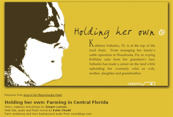 holding her own: farming in central florida