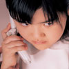 Little girl on the phone