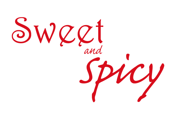 Text: Sweet and Spicy