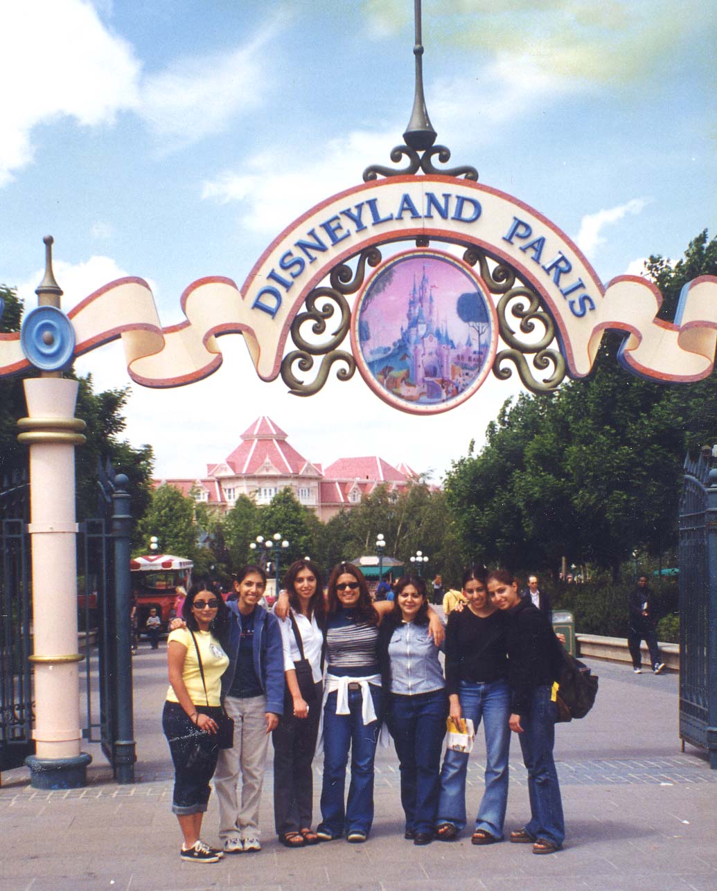 Senior high school trip to Eurodisney in Paris, France