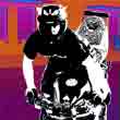 Stoppie pop art