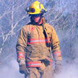 ACFR firefighter hidden in smoke 