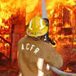 ACFR firefighter battling house fire