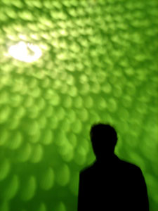 me in green silhouette