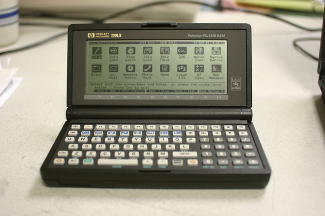 My new PDA - HP 100LX (pics) - Thinkpads Forum