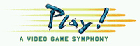 The Play! Video Game Concert Logo. Copyright PLAY!