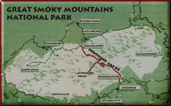 map of National Park