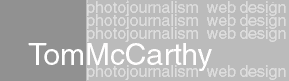 Tom McCarthy photojournalist web design