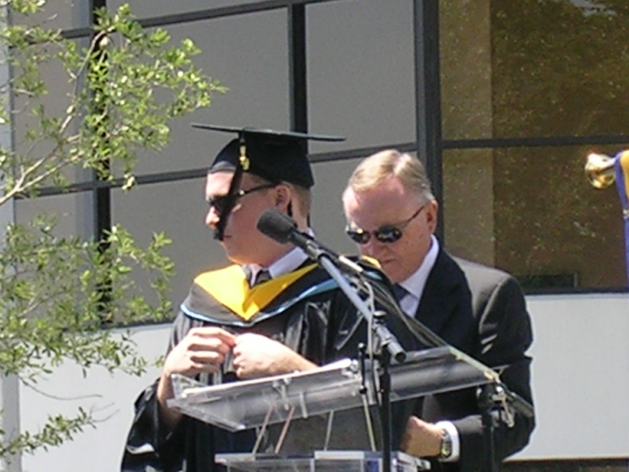 Dan's Hooding Ceremony