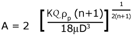 Pre-factor equation