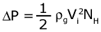 Pressure drop equation